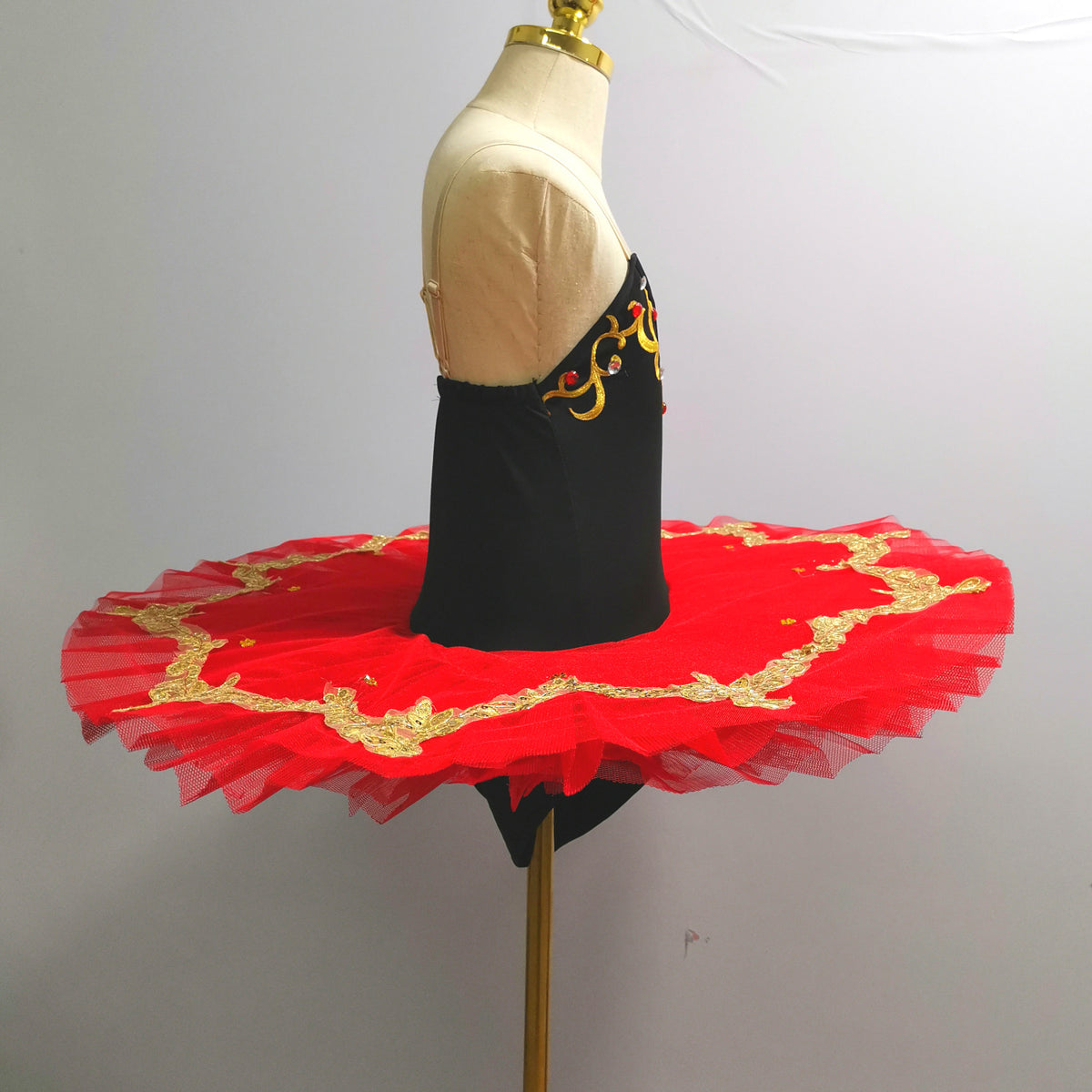Velvety Top Embroidered Ballet Tutus Kids and Adult Ballerinas
