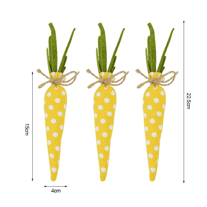 Easter Cotton Carrots Decoration Gifts
