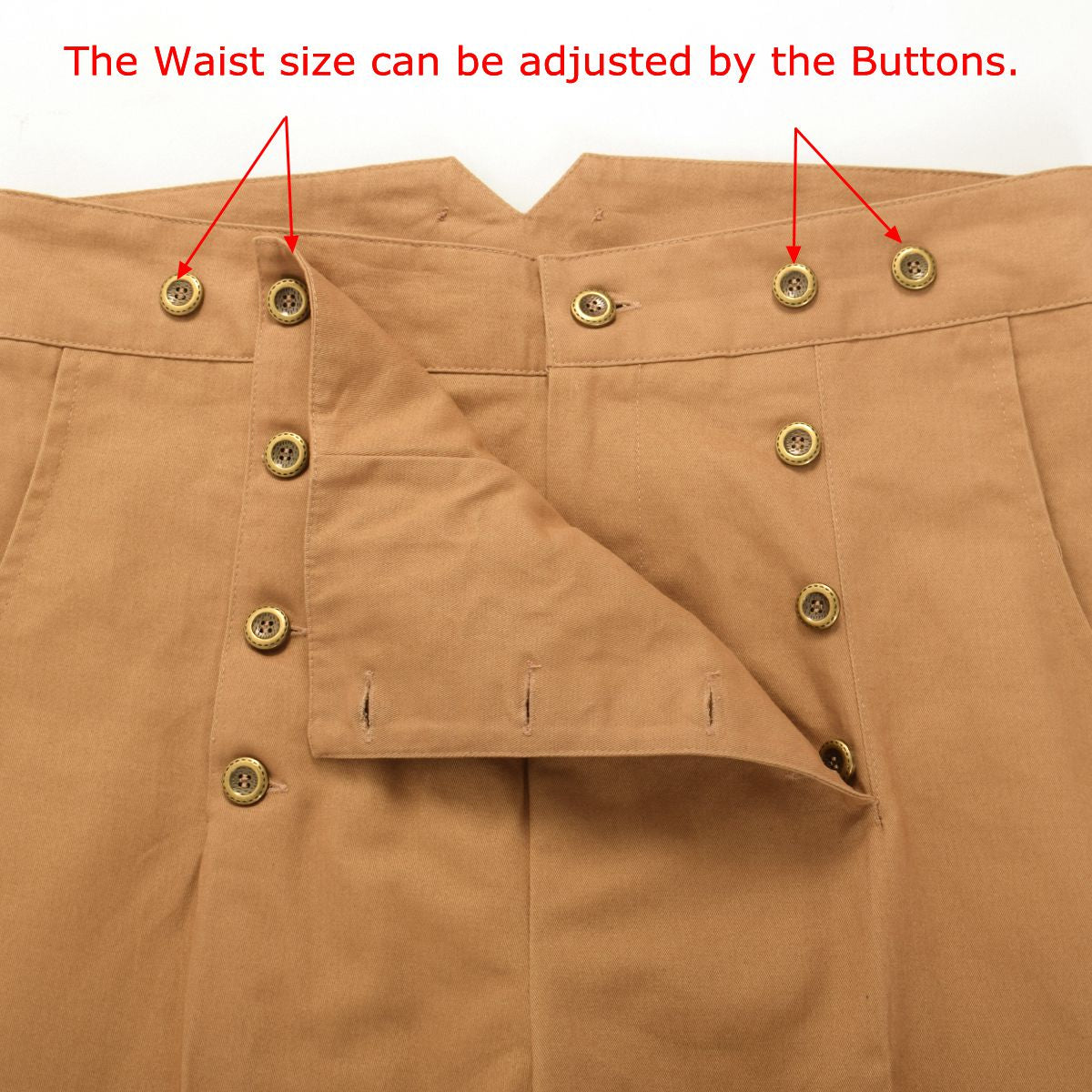 Steampunk Fall Front Trousers
