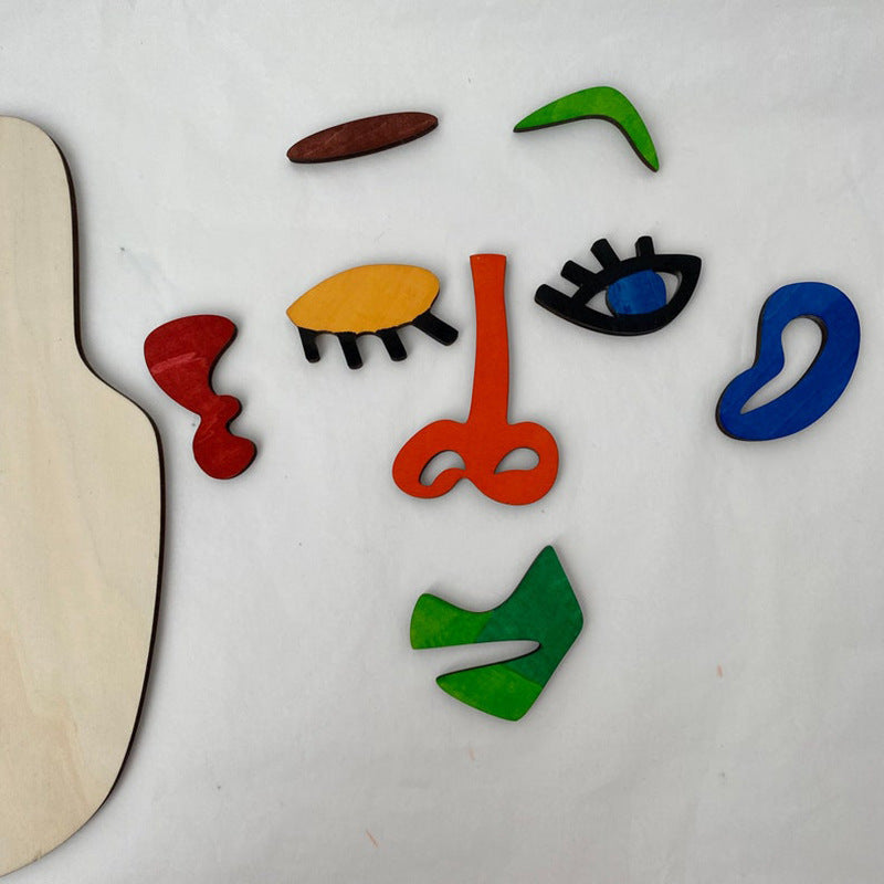 Picasso Art Puzzle Play Set Children's Wooden Montessori Puzzle
