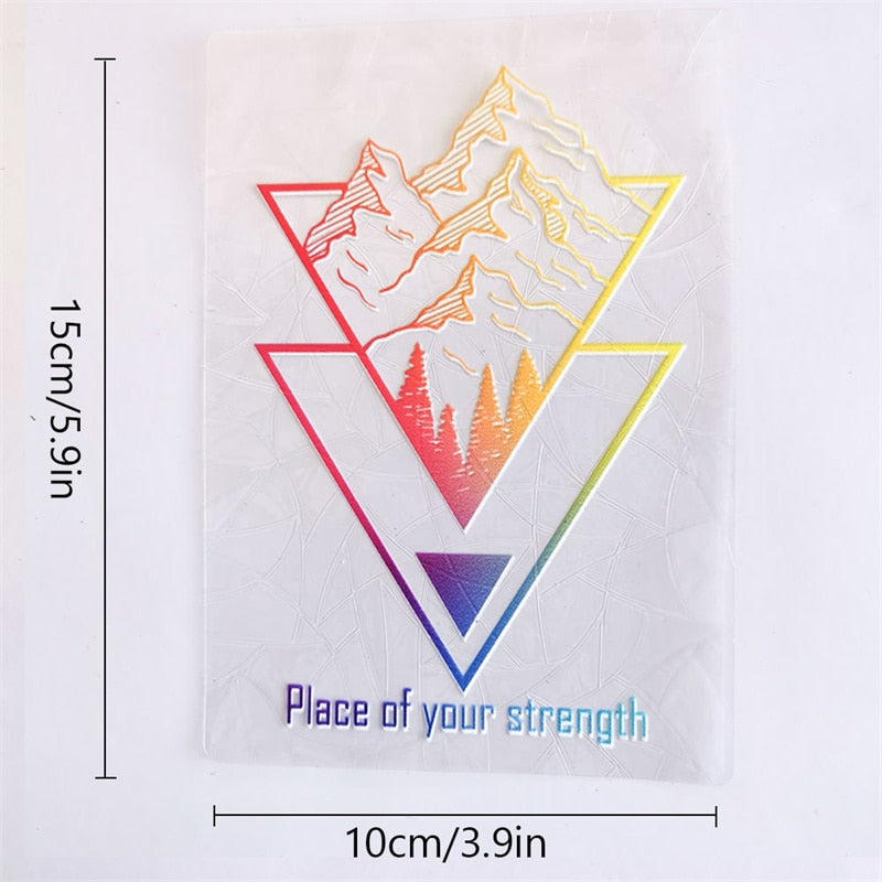 Rainbow Maker Window Stickers DIY Glass Decals Rainbow Prisms Maker