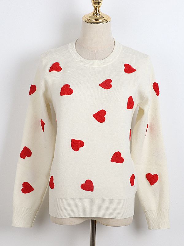 Love Confetti Heart Sweater