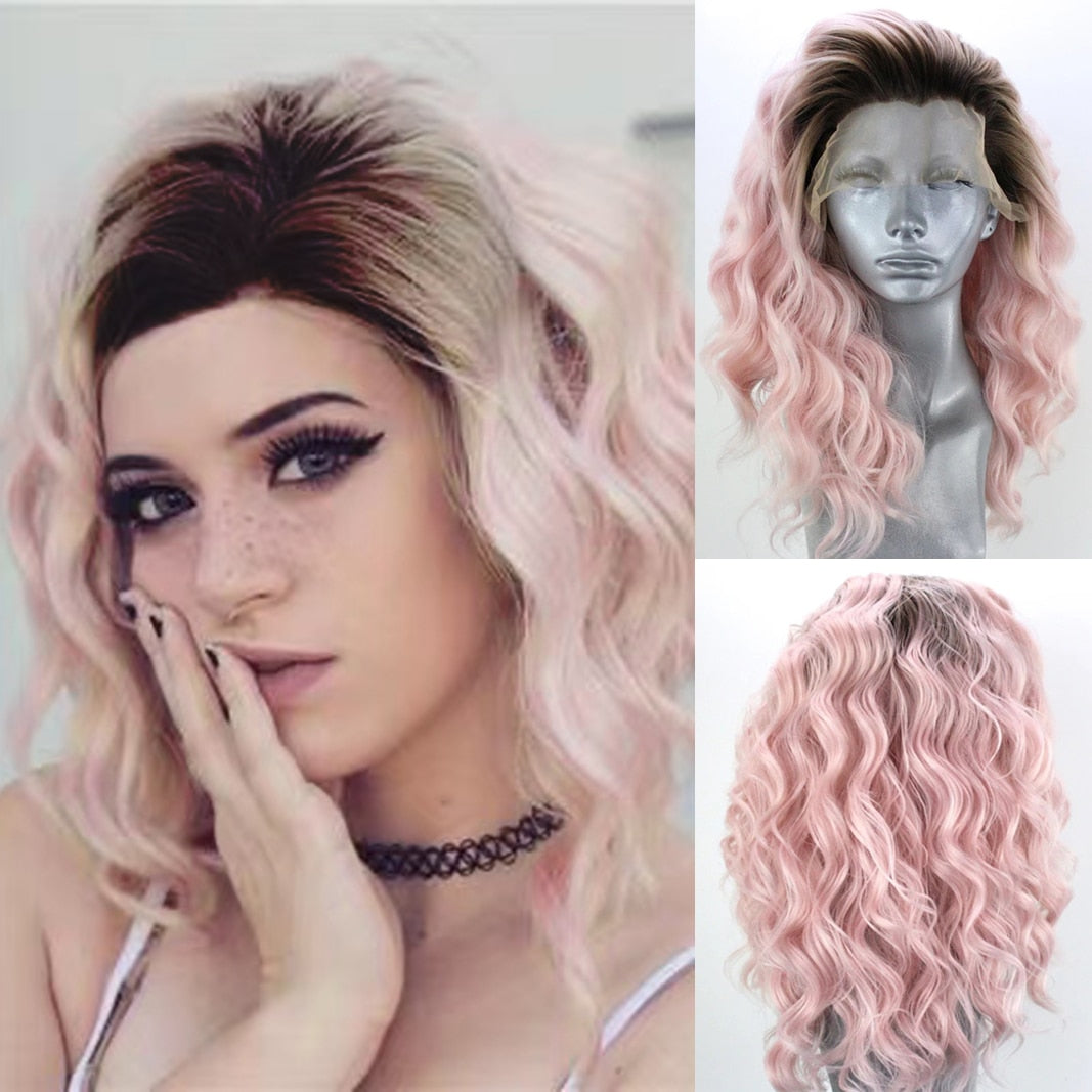 Curly’s Lace Front Short Bob Wigs