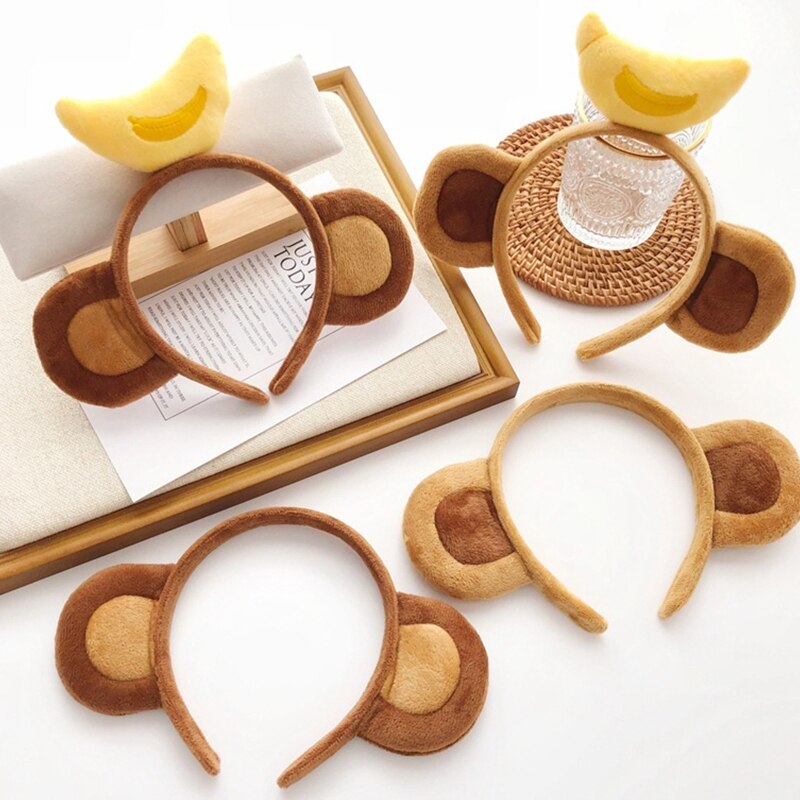 Plush Animal Ears Headband Costume Prop