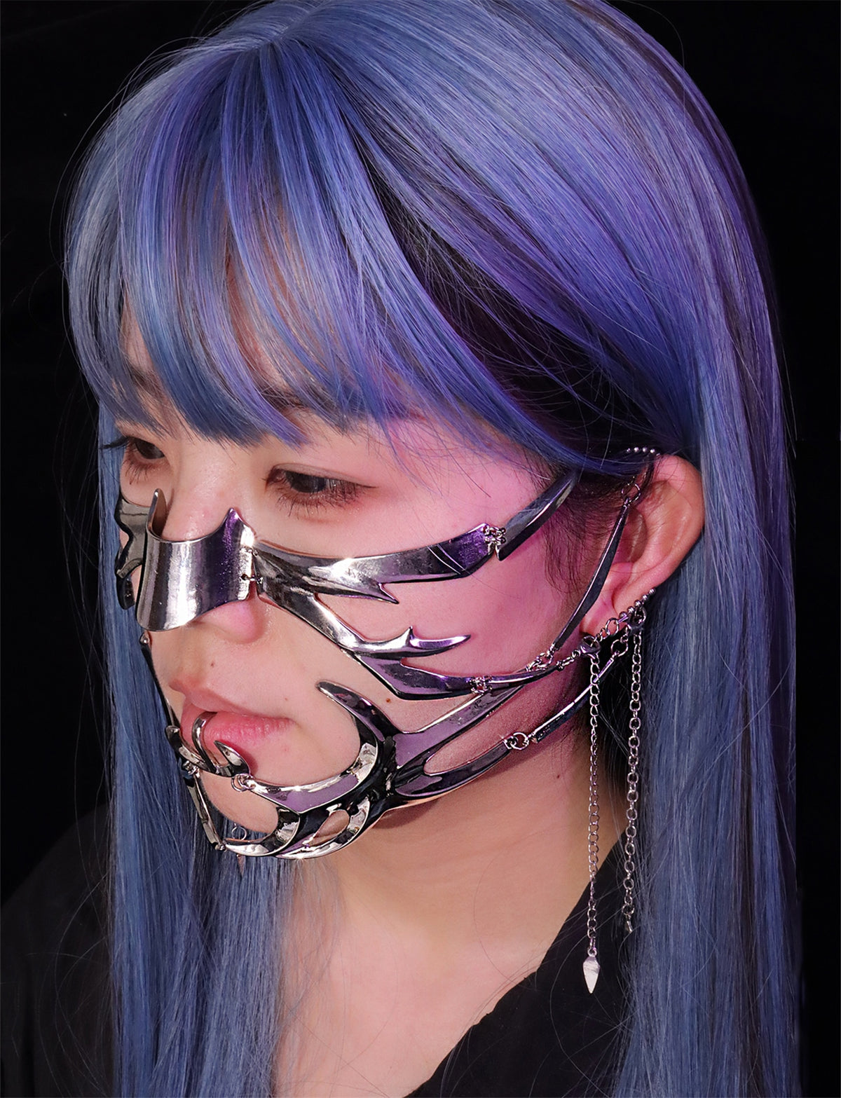 Goth-Punk Titanium Mask