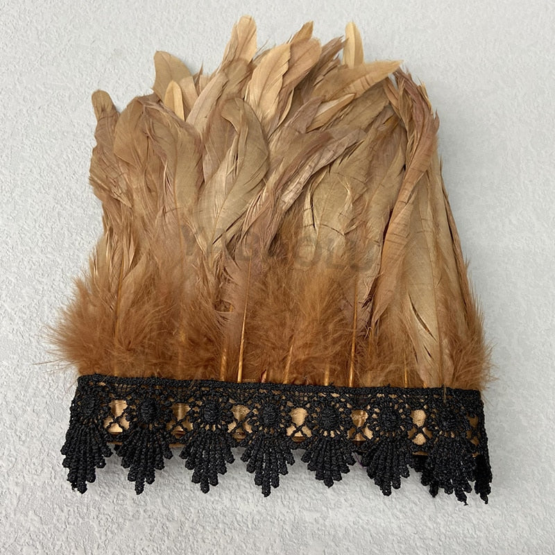 Natural Feather Wrist Cuffs