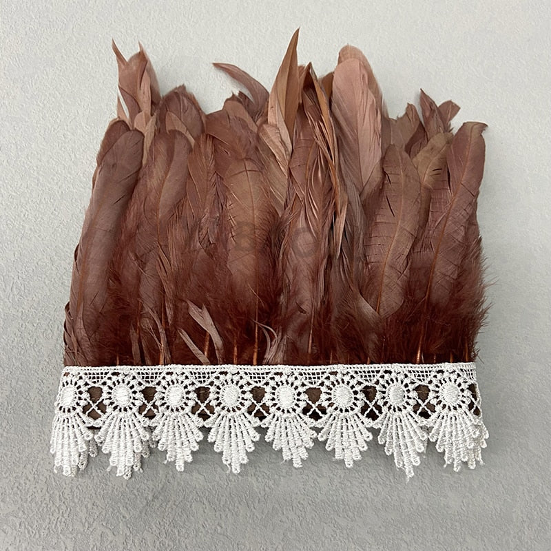 Natural Feather Wrist Cuffs