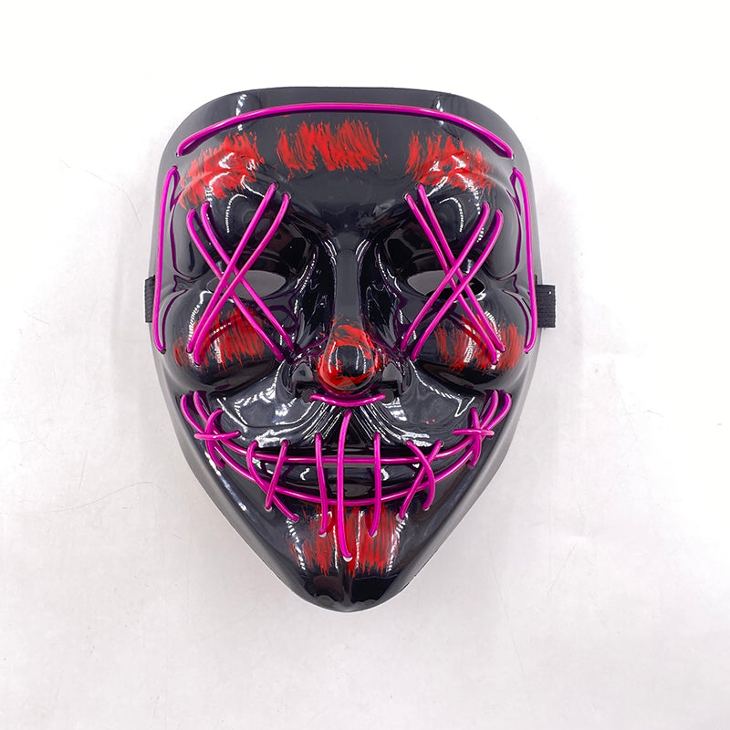 Glowing Cosplay LED Joker Masks
