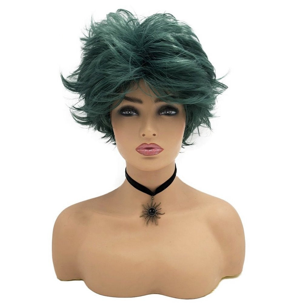 Ocean Green Short Cosplay Wig