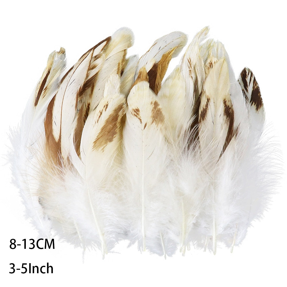 Fifty Mixed Natural Feathers for Crafts, Jewellery Making or Decoration