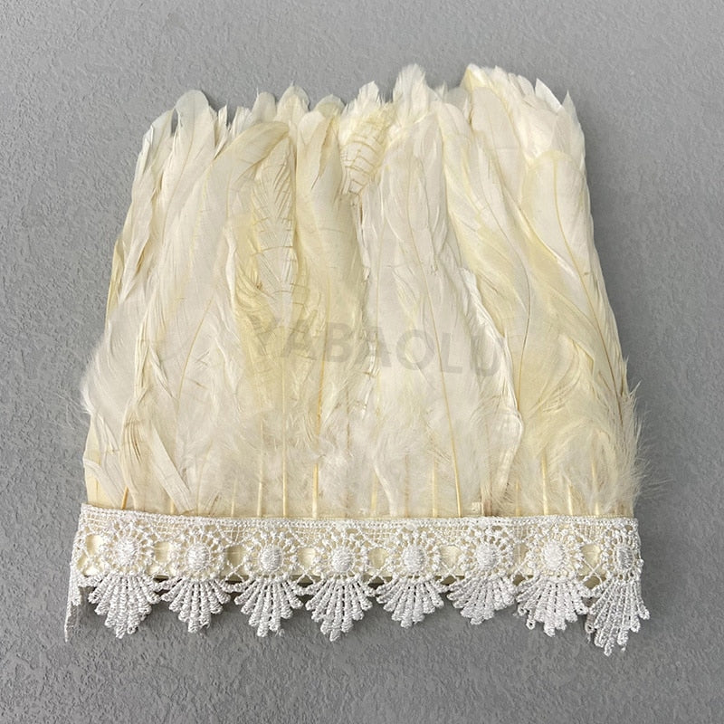 Natural Feather Wrist Cuffs