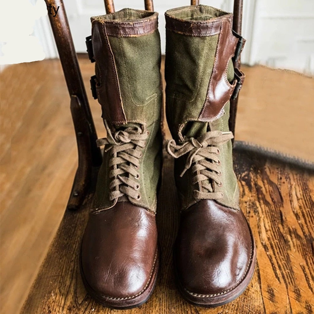 Steampunk, Pirate or Viking Cosplay Faux Leather Boots