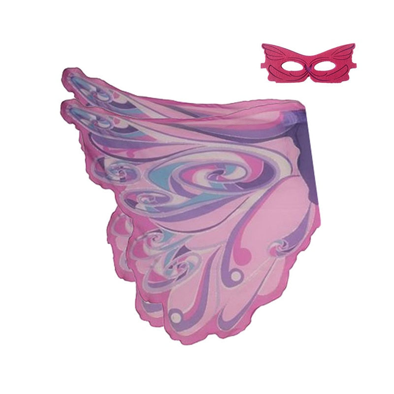 Kids Fairy Butterfly Wings and Masks