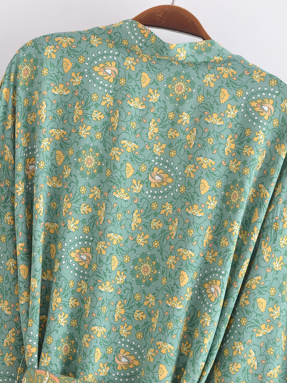River Moss Boho Short Kimono