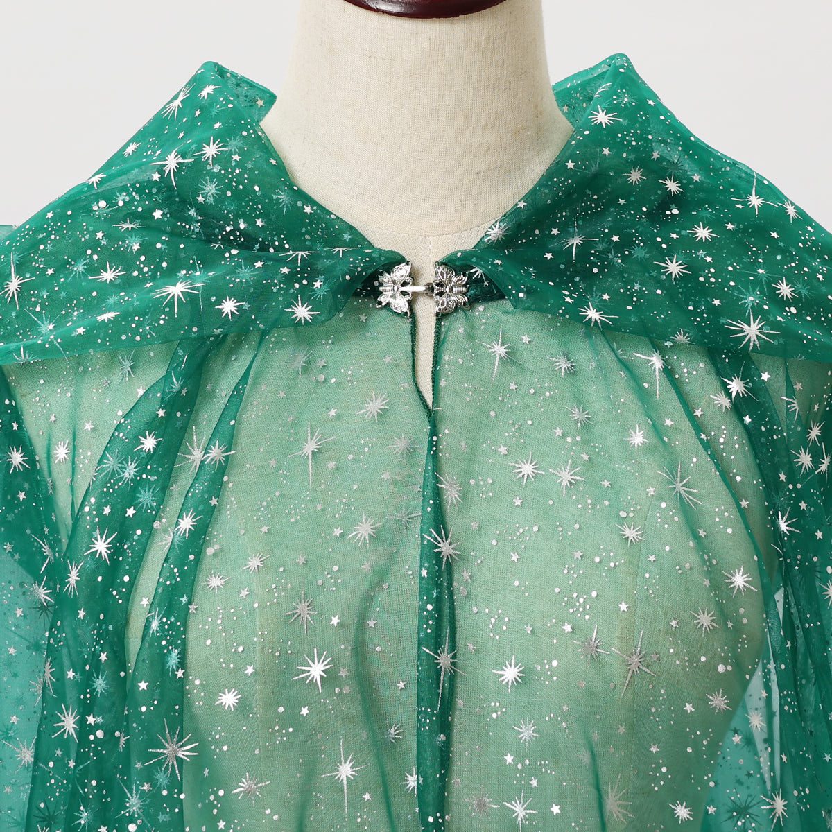 Starry Stars Tulle Hooded Cloaks