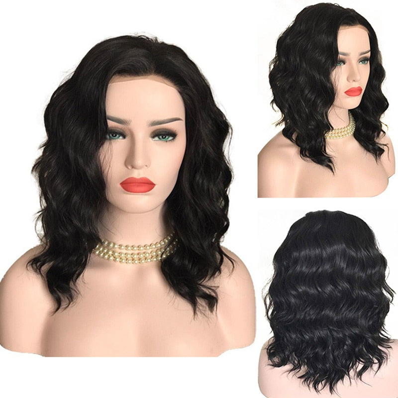 Curly’s Lace Front Short Bob Wigs