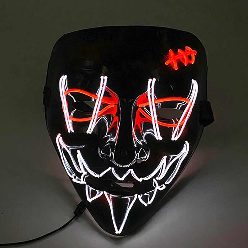 Glowing Cosplay LED Joker Masks