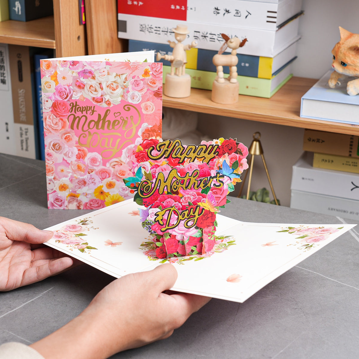 Pop-Up Flower Card 3D Greeting Card