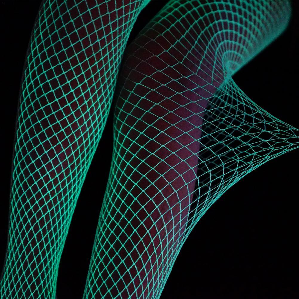 Glow in the Dark Fishnet Stockings and Body Suits
