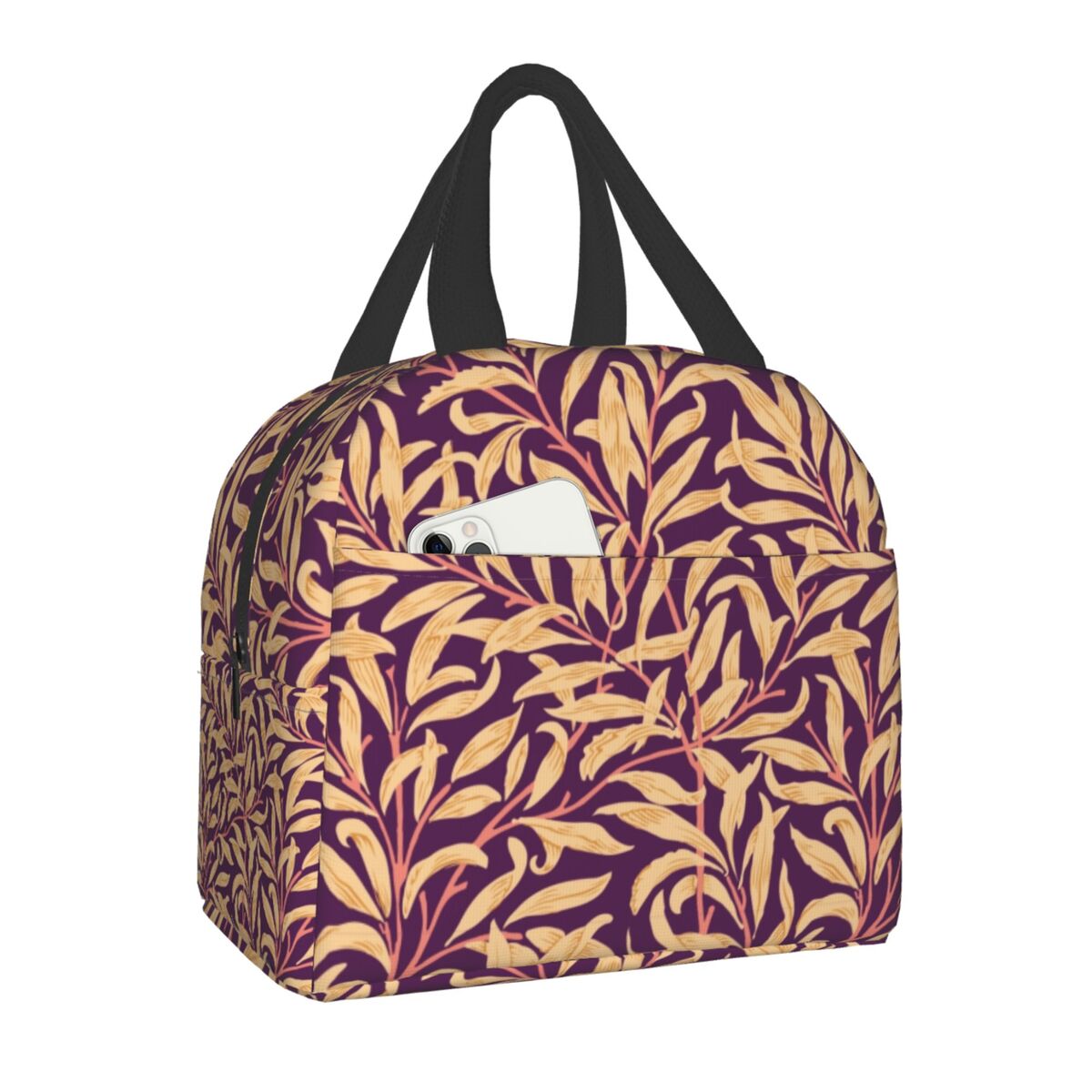 William Morris Print Thermal Insulated Lunch Bag