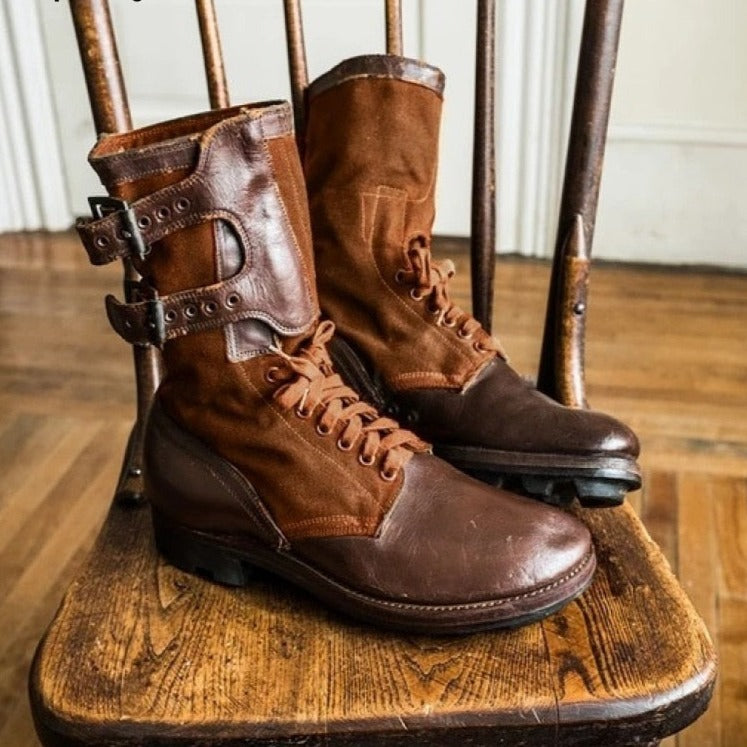 Steampunk, Pirate or Viking Cosplay Faux Leather Boots
