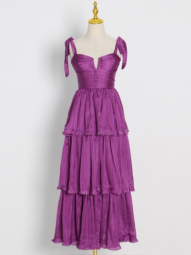 Lelia Tiered Maxi Dresses