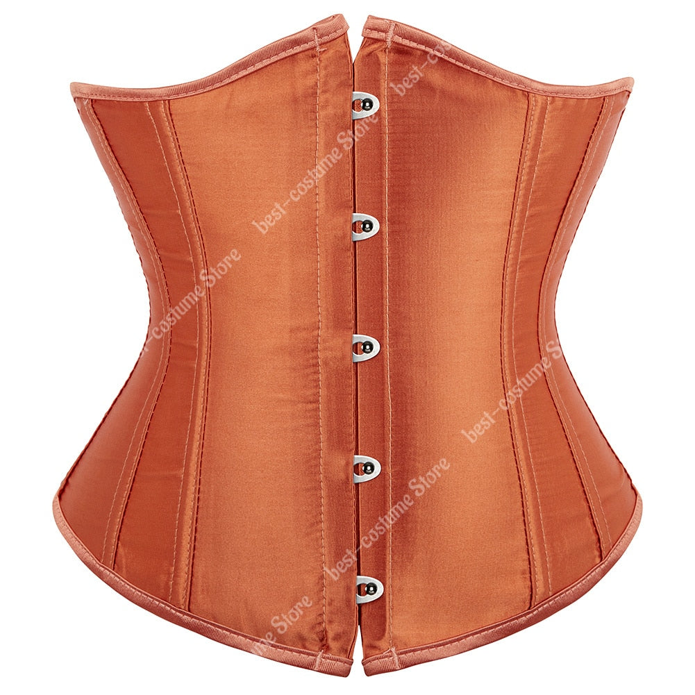 Gold, Oranges, Chocolate Underbust Corsets - 28 to Collect!