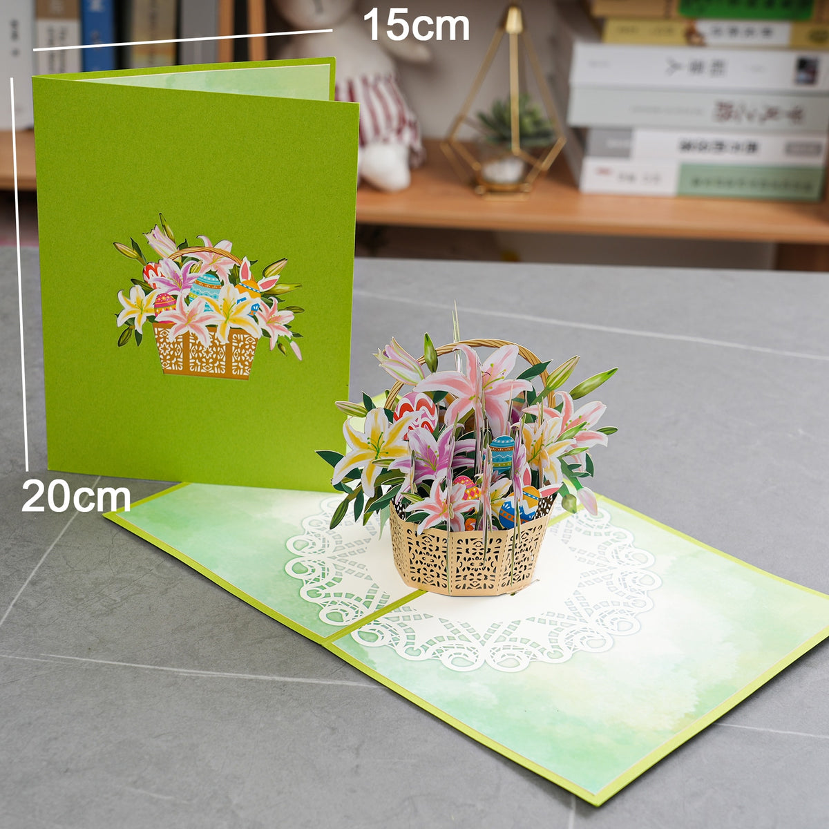 Pop-Up Flower Card 3D Greeting Card