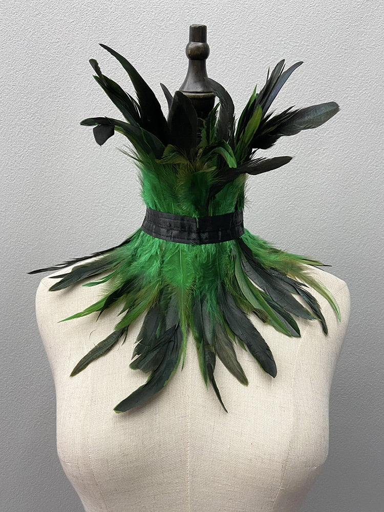 Rooster Feather Choker