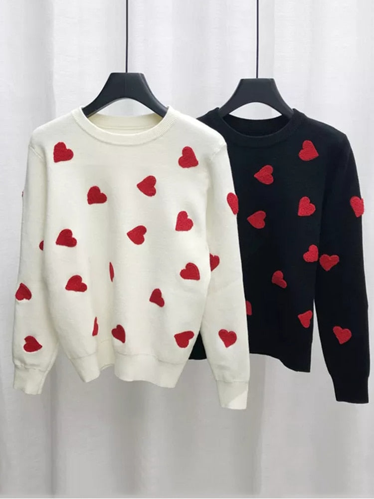 Love Confetti Heart Sweater
