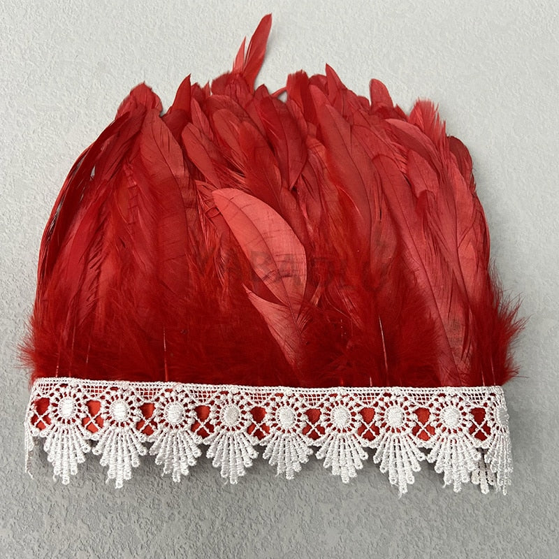 Natural Feather Wrist Cuffs