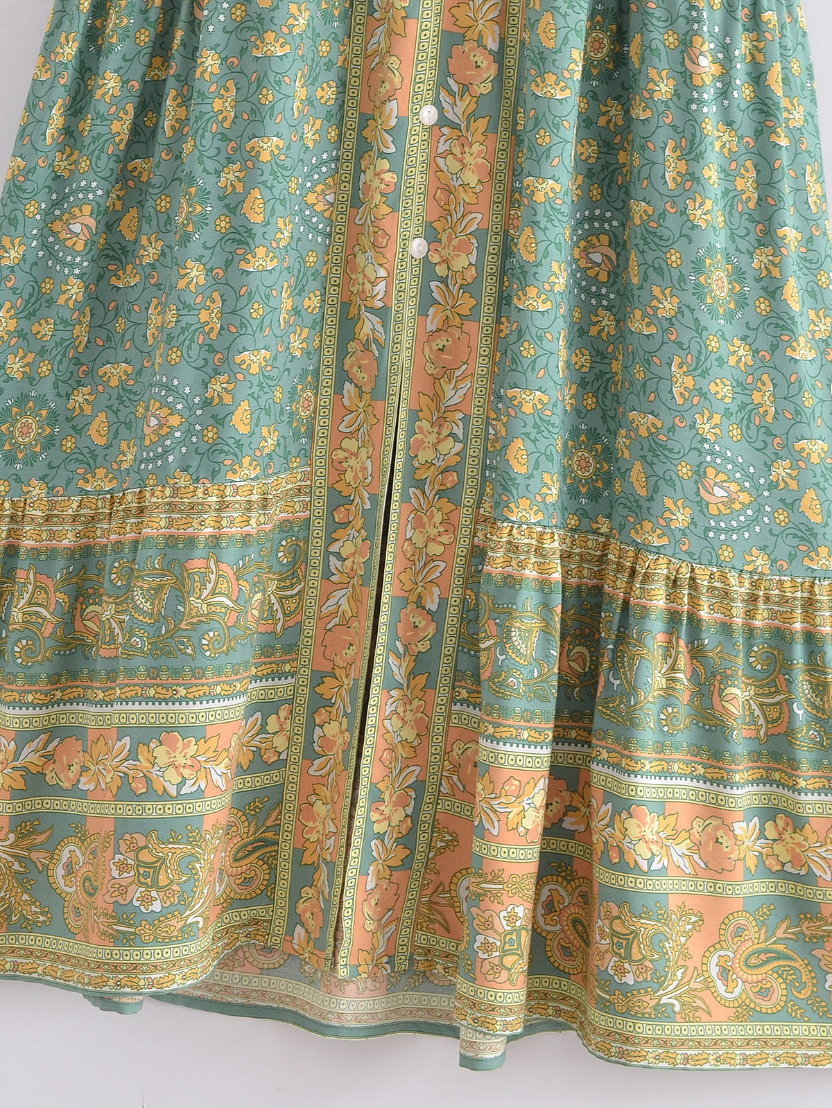 River Moss Boho Maxi Dress