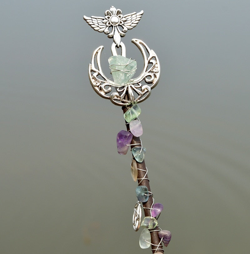 Natural Crystal Witches Wands