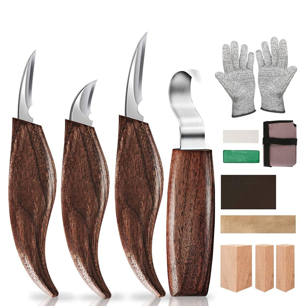 Wood Carving Tools Woodworking Hand Tool Sets DIY Woodcarving