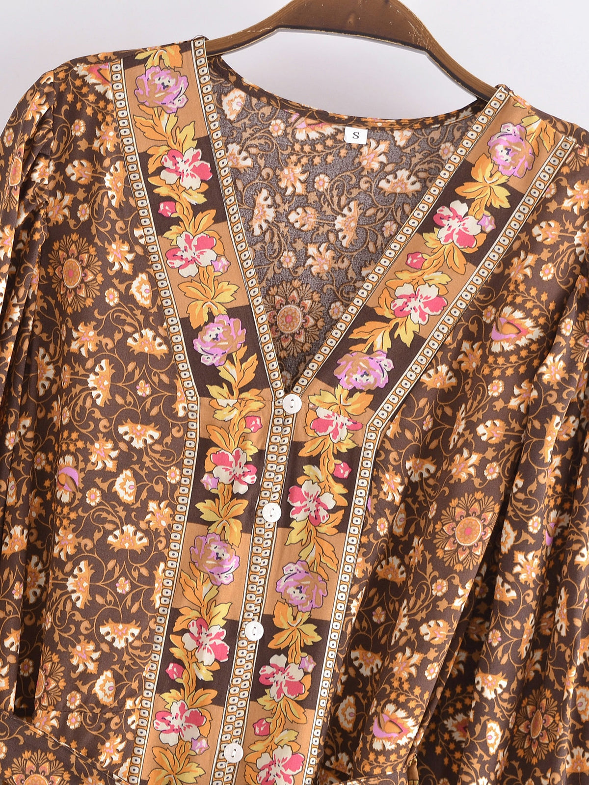 River Moss Boho Maxi Dress