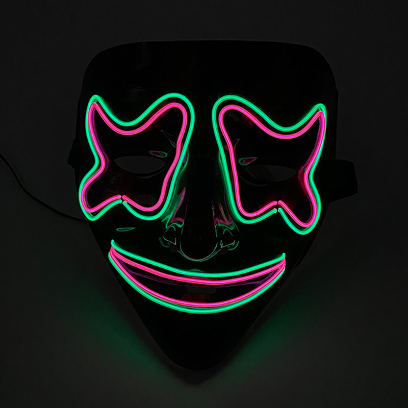 Glowing Cosplay LED Joker Masks