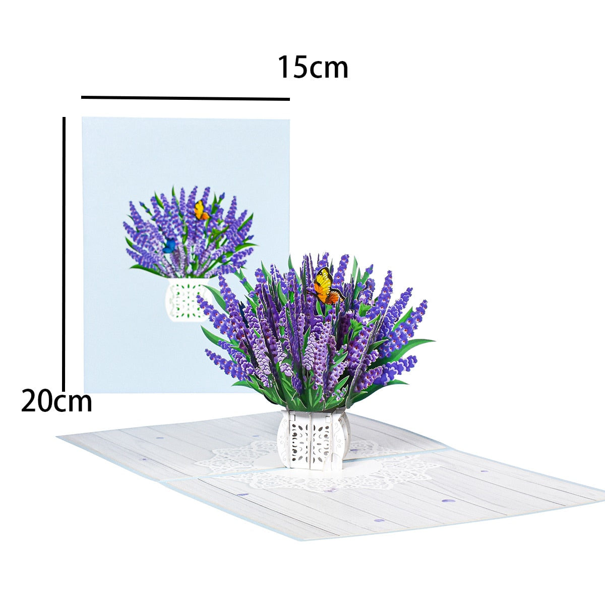 Pop-Up Flower Card 3D Greeting Card