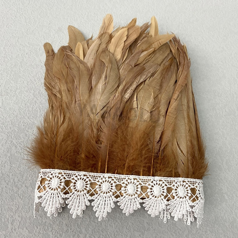 Natural Feather Wrist Cuffs