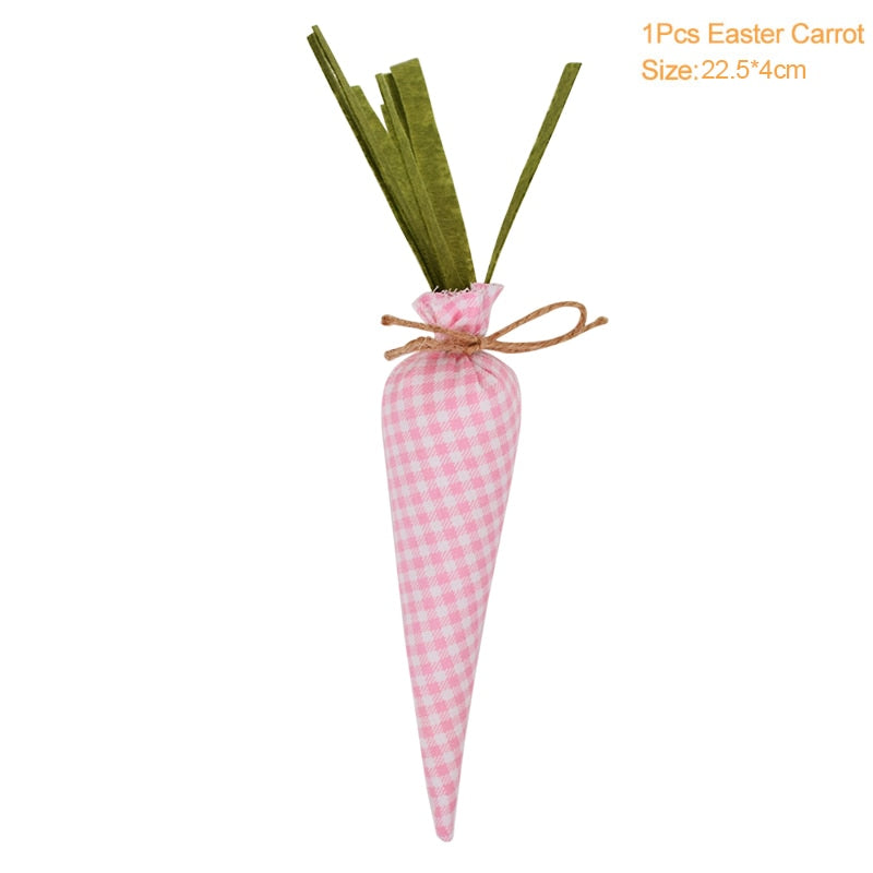 Easter Cotton Carrots Decoration Gifts