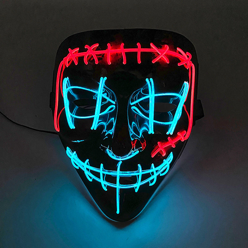Glowing Cosplay LED Joker Masks