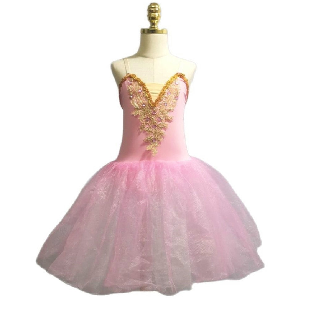Ballerina Dancewear Long Ballet Tutu Girls and Women