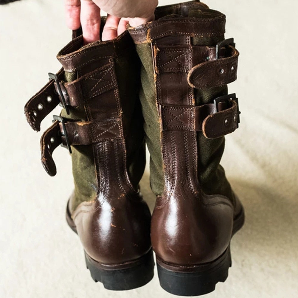 Steampunk, Pirate or Viking Cosplay Faux Leather Boots
