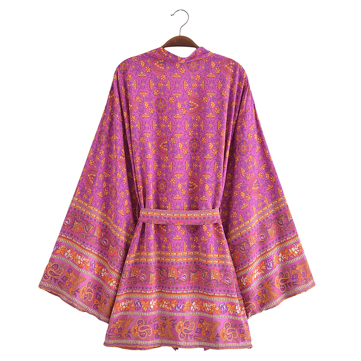 River Moss Boho Short Kimono