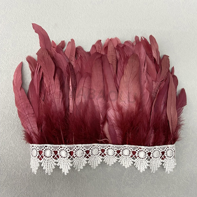 Natural Feather Wrist Cuffs