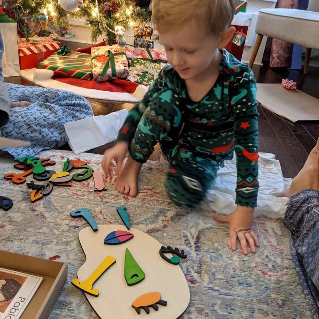 Picasso Art Puzzle Play Set Children's Wooden Montessori Puzzle
