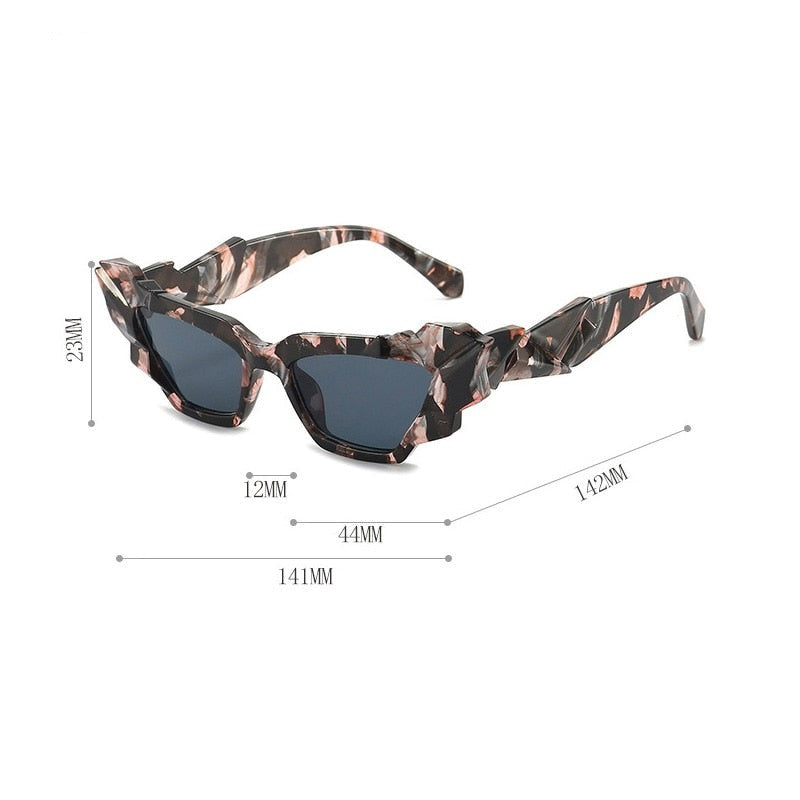 Franny's Fragmented Cat eye Sunglasses