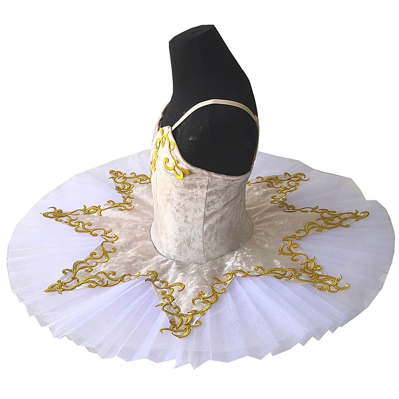 Velvety Top Embroidered Ballet Tutus Kids and Adult Ballerinas