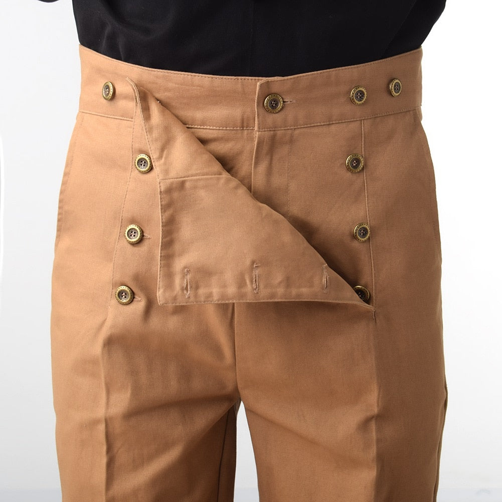Steampunk Fall Front Trousers
