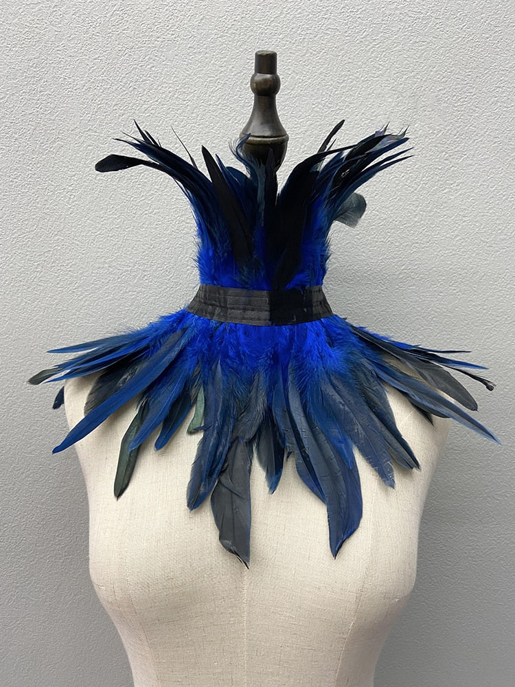 Rooster Feather Choker