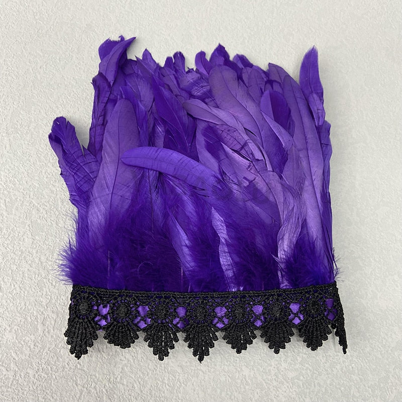 Natural Feather Wrist Cuffs
